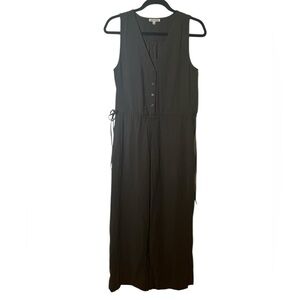 Rag Poets Jumpsuit Greenish Gray Side Tie Jumpsuit Large